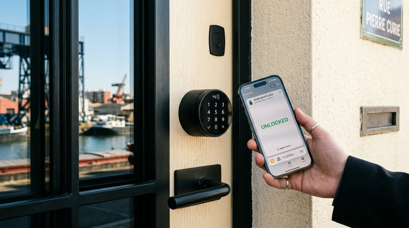 Smart lock connecté NFC - Serrurier Gennevilliers