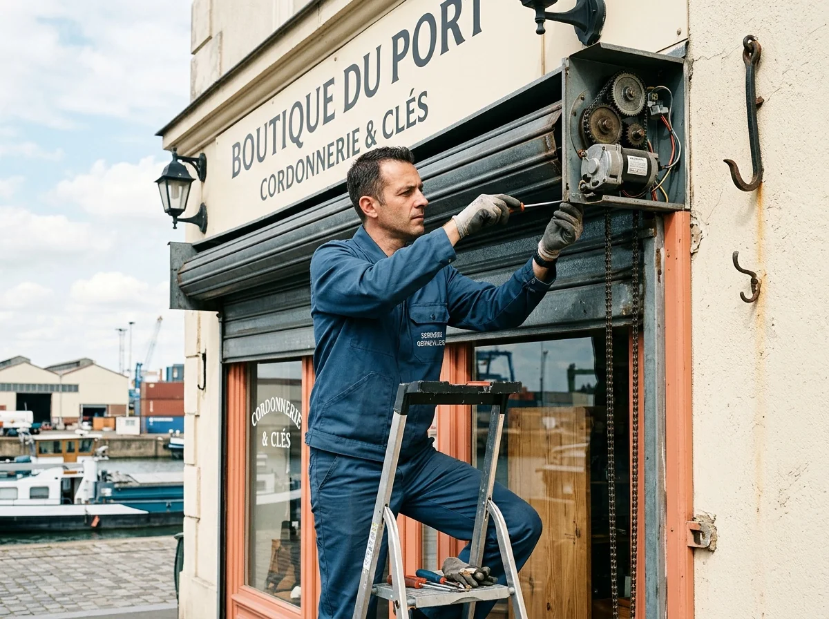 Rideau métallique commerce - Serrurier Gennevilliers